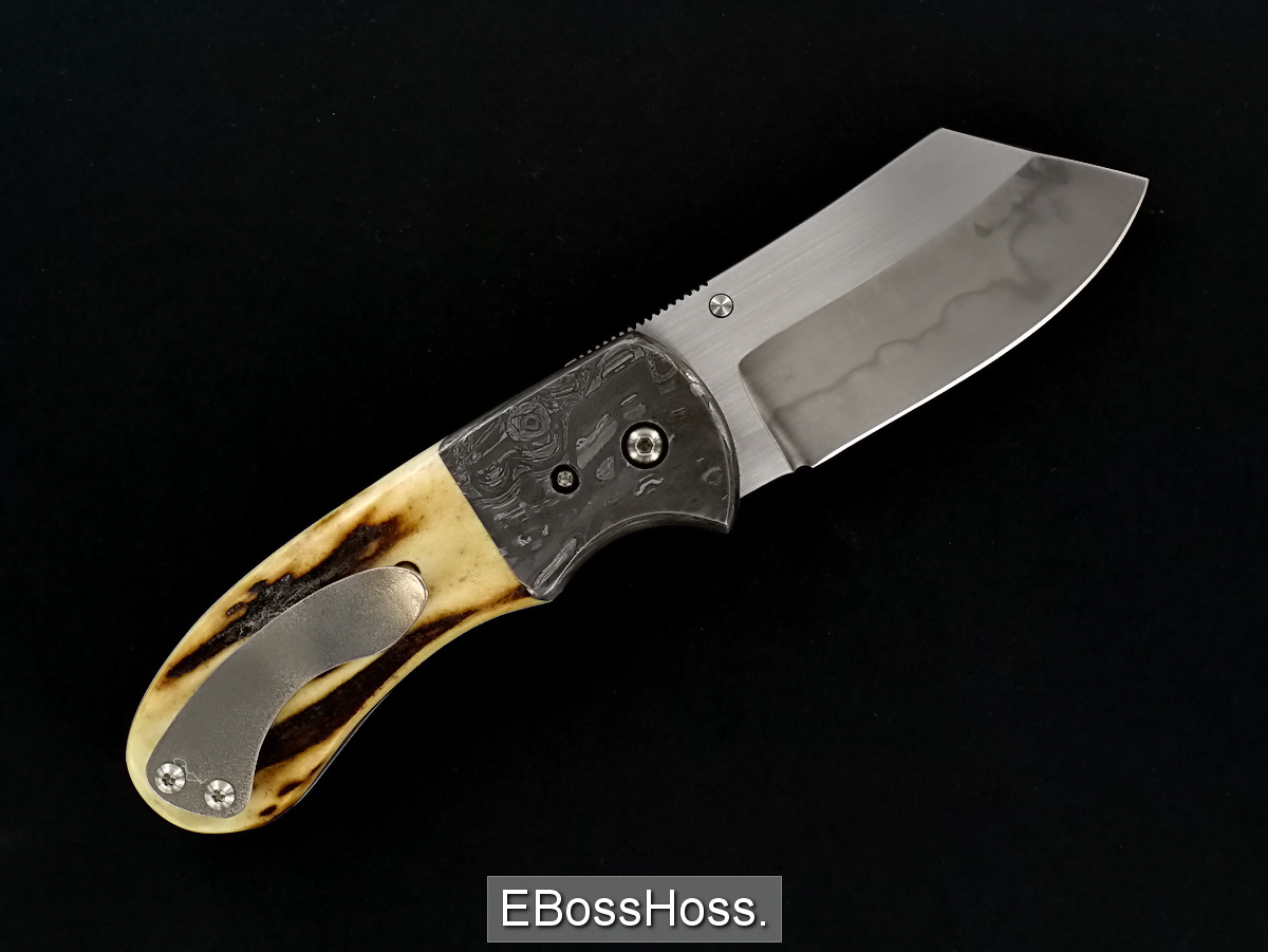 Michael Burch Stag & Damascus Swoop