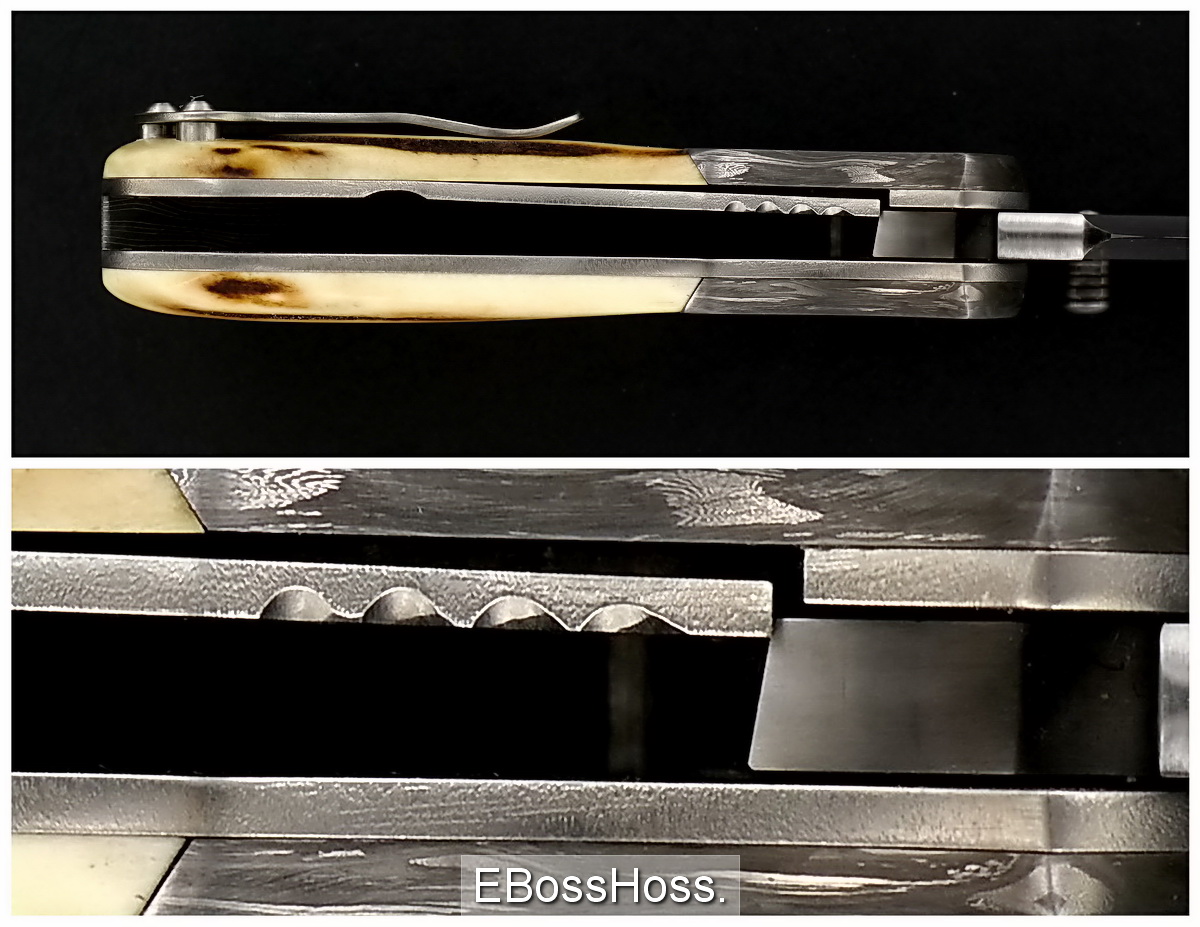 Michael Burch Stag & Damascus Swoop