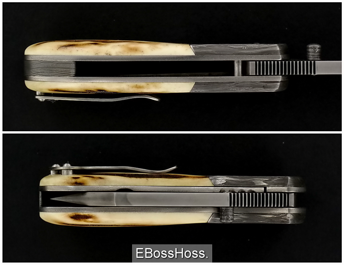 Michael Burch Stag & Damascus Swoop