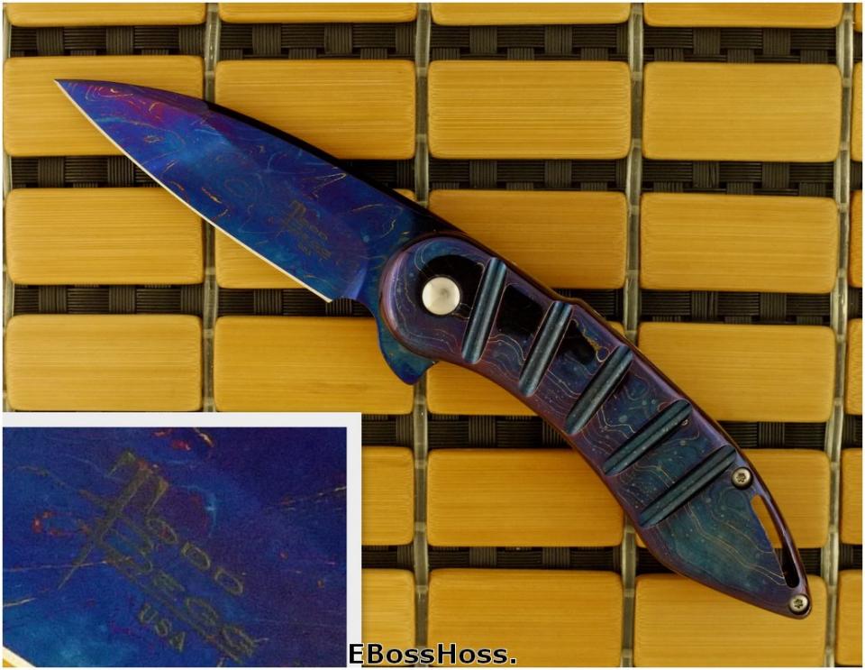 Todd Begg Nitered Blue Gents Glimpse Flipper