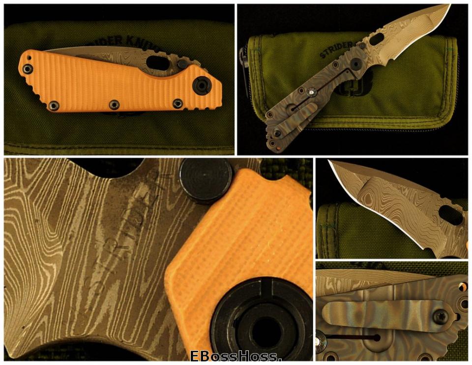 Mick Strider Custom Damascus Nightmare SMF