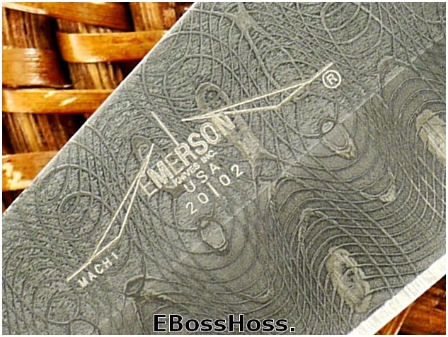 Ernie Emerson Custom Mach-1 w/Damascus