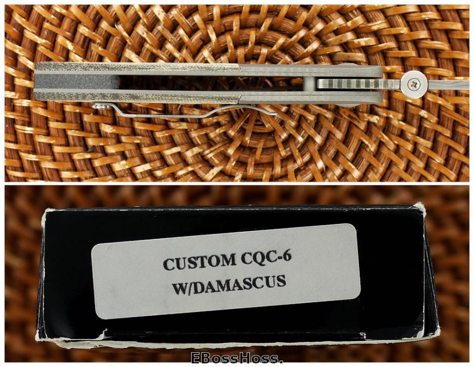 Ernie Emerson CQC-6 w/Damascus