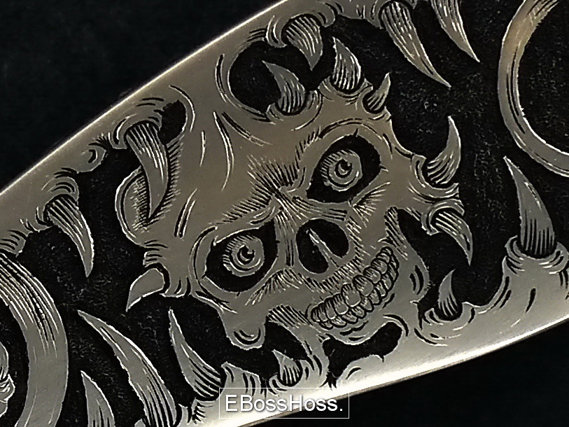Jeremy Marsh Vanquish Flipper - Masterfully engraved by Tom Ferry