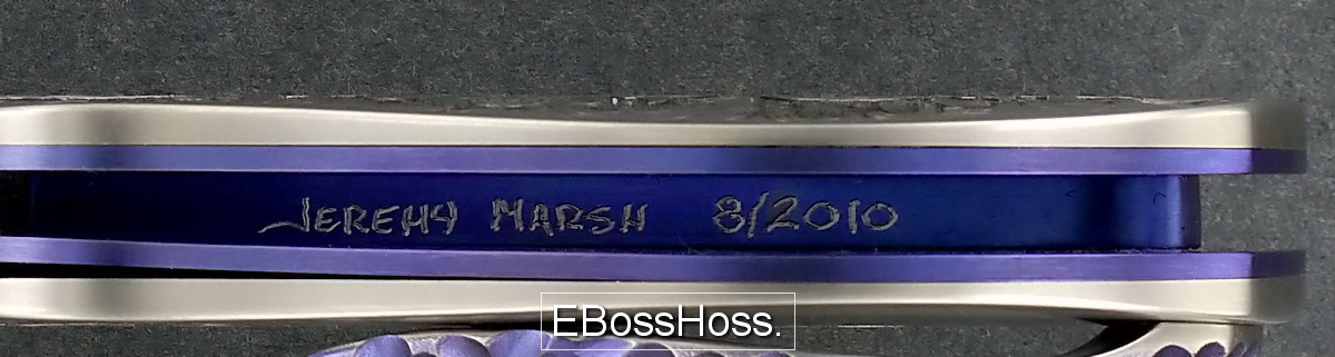 Jeremy Marsh Vanquish Flipper - Masterfully engraved by Tom Ferry