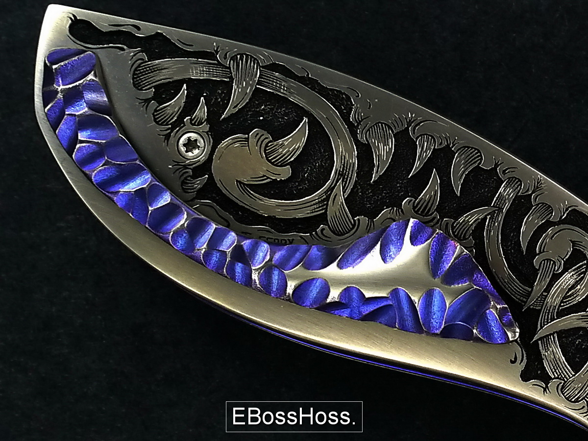 Jeremy Marsh Vanquish Flipper - Masterfully engraved by Tom Ferry
