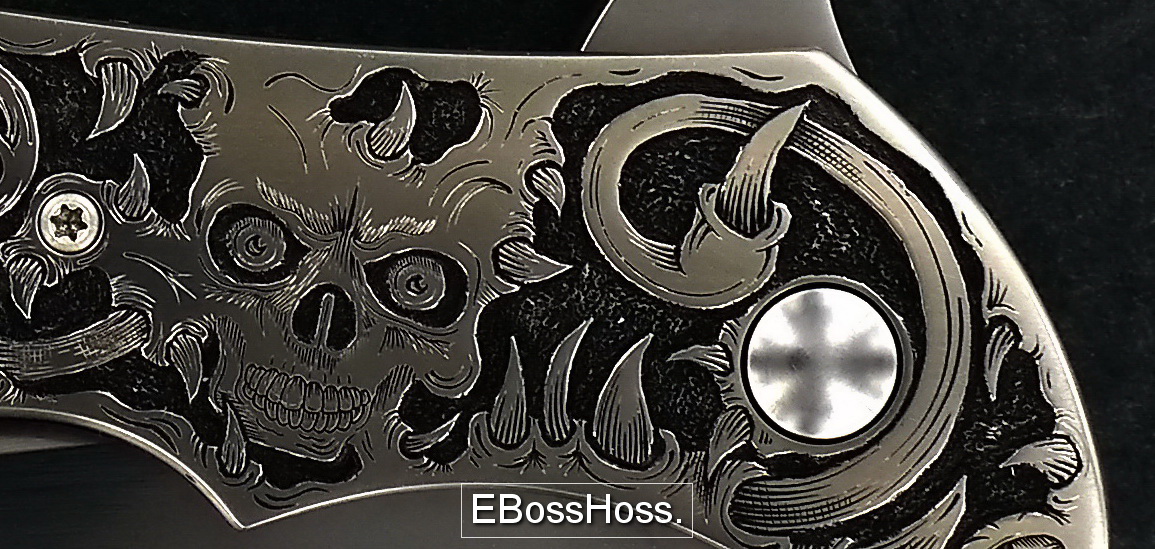 Jeremy Marsh Vanquish Flipper - Masterfully engraved by Tom Ferry