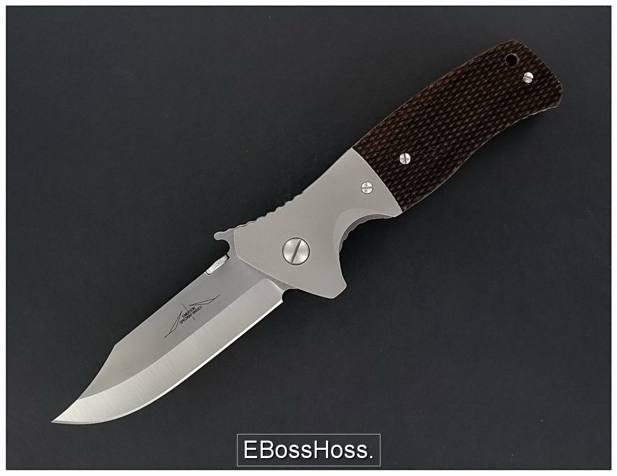 Ernie Emerson Checkered Walnut CQC-45