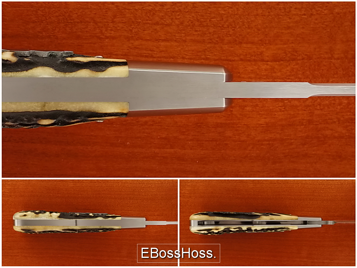 Tony Bose 5 3/8-inch Stag Beavertail - #3