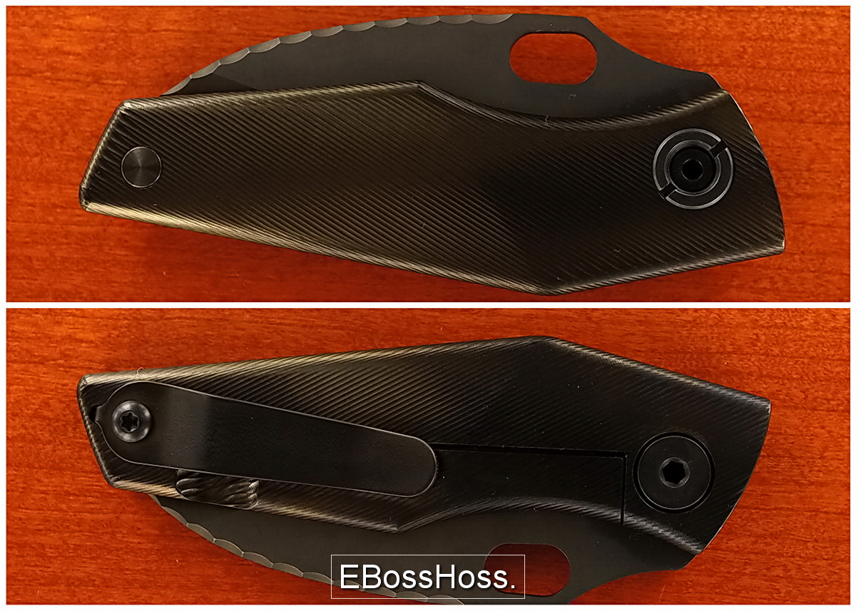 Mick Strider Custom (MSC) Nightmare SJ75-Mini Folder - Black PVD