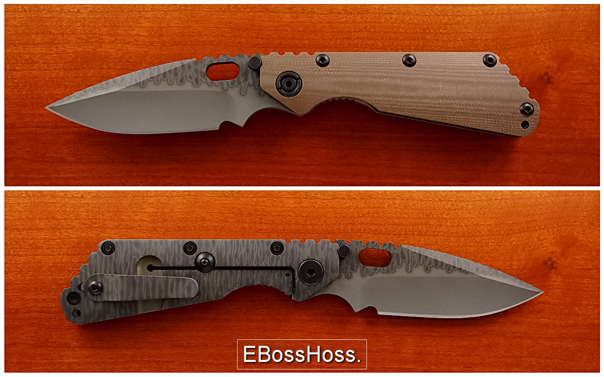 Strider SMF Titanium-bladed Spearpoint ground by Mick