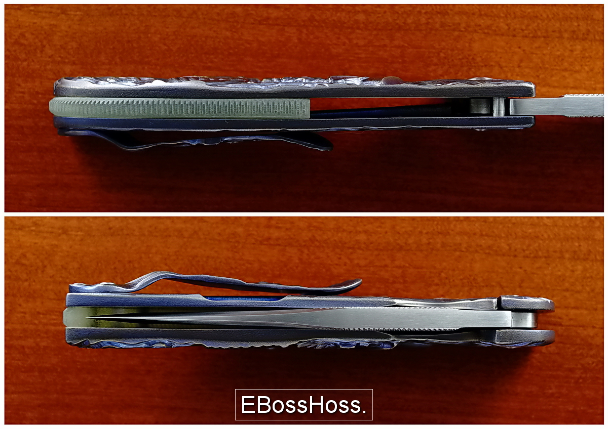 Korth Cutlery Skull-carved Amazonas Flipper