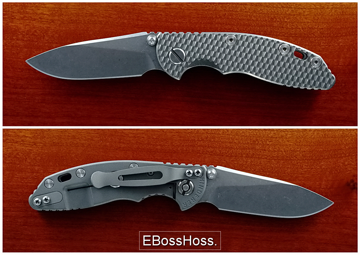 Hinderer XM-18 3-inch-Bladed w/Titanium Scale