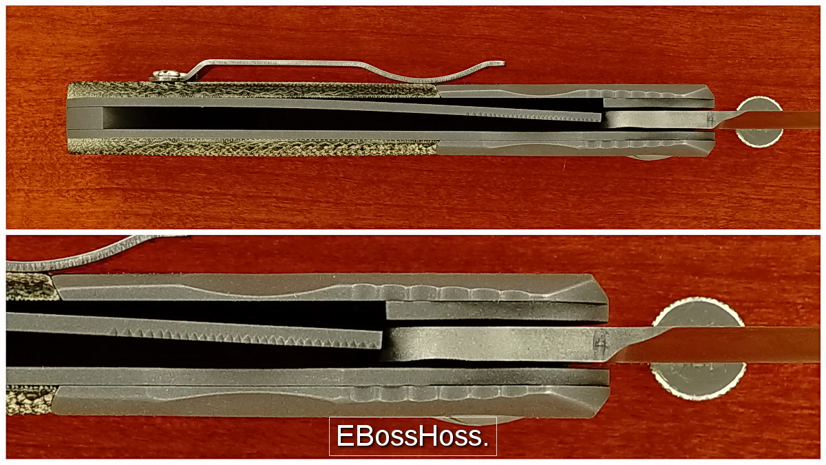 Ernie Emerson Halfmoon Hand-Checkered CQC-6 w/Titanium Backstrap