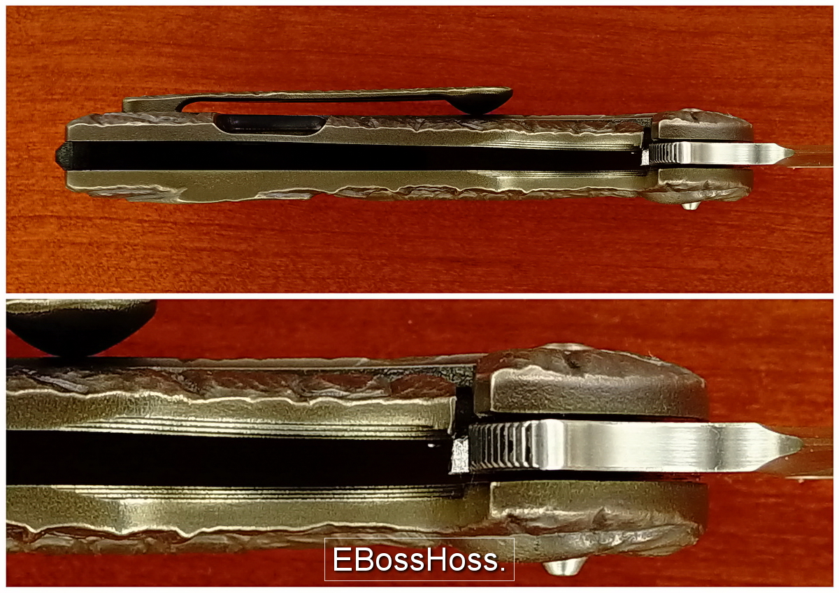 Korth Cutlery Scorpion Carved Sentry Flipper