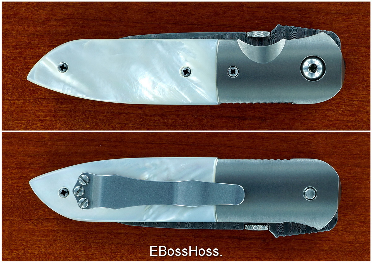 Ernie Emerson Threaded-Bolster Full-Dress Damascus CQC-6