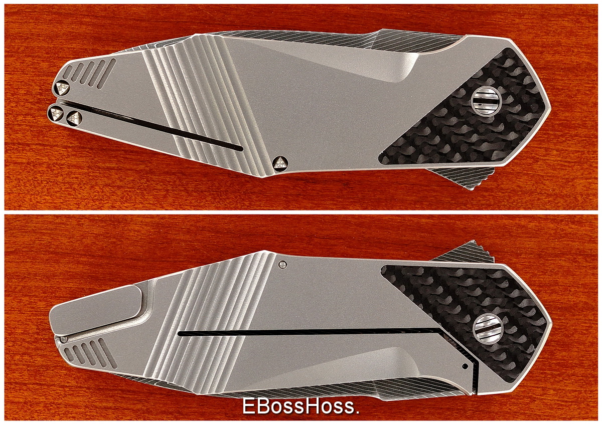 Gustavo Cecchini (GTC Knives) Federal H/C Flipper - Herringbone