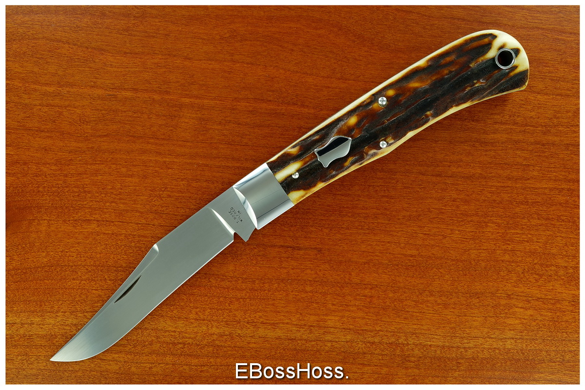 Tony Bose 4 1/2 inch Stag Back Pocket