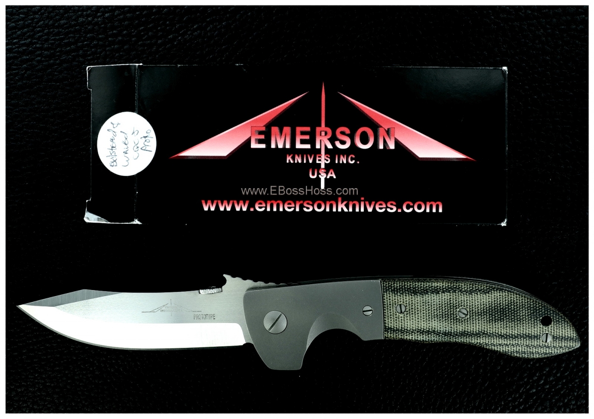 Ernie Emerson CQC-8 Waved Prototype