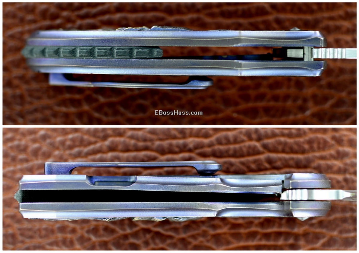 Korth Cutlery Cigar-smoking Carved Sentry Flipper