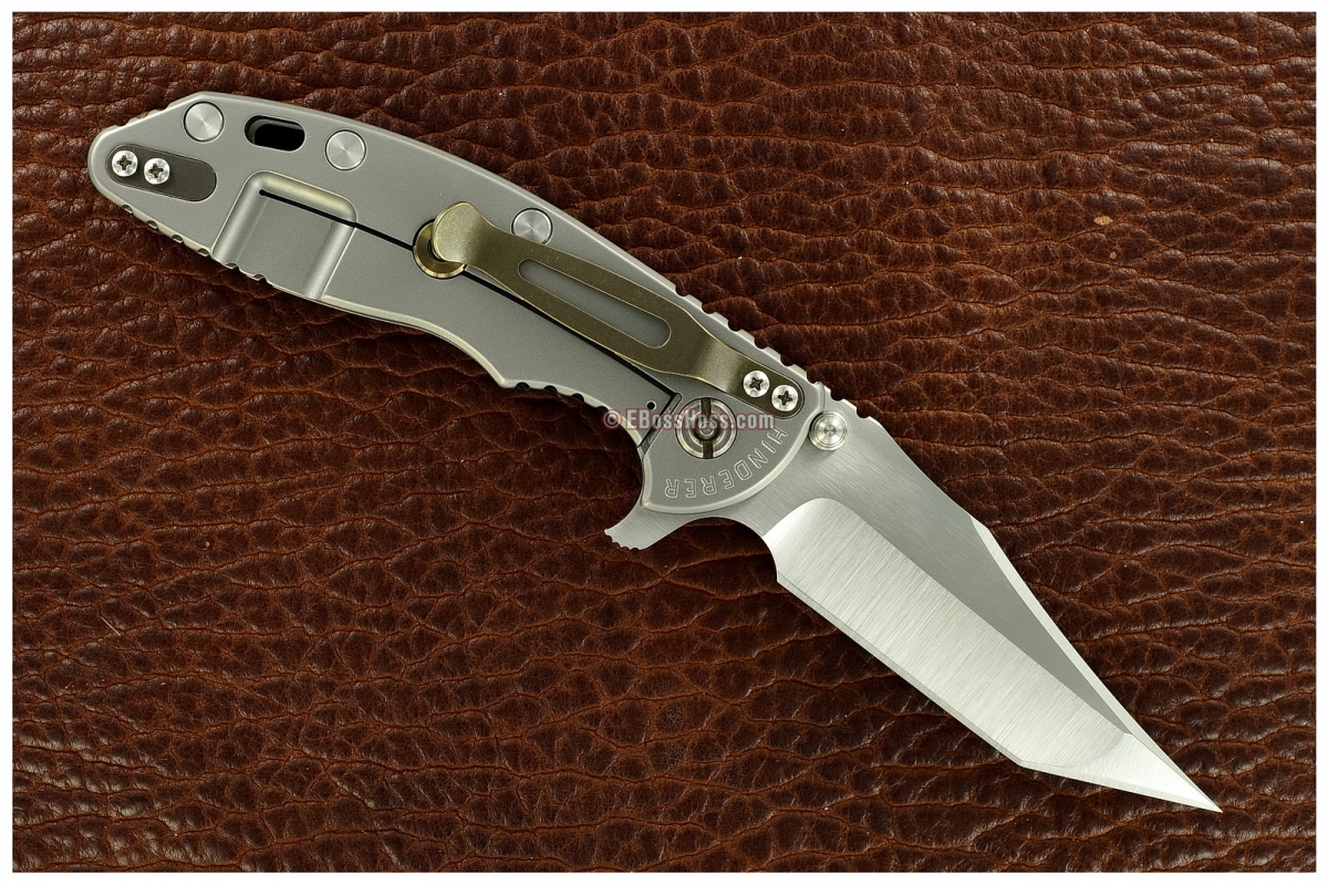 Rick Hinderer Gen 4 Custom XM-18 Aggressor-Tanto Flipper