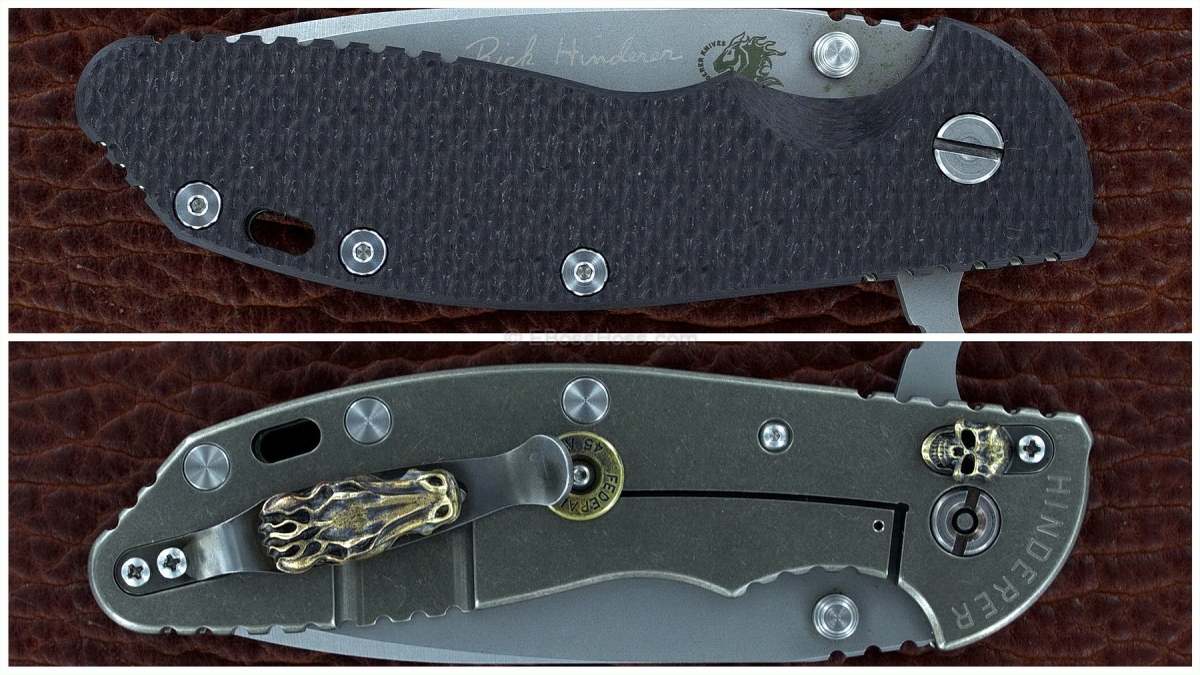 Rick Hinderer Custom XM-24 Spearpoint Flipper