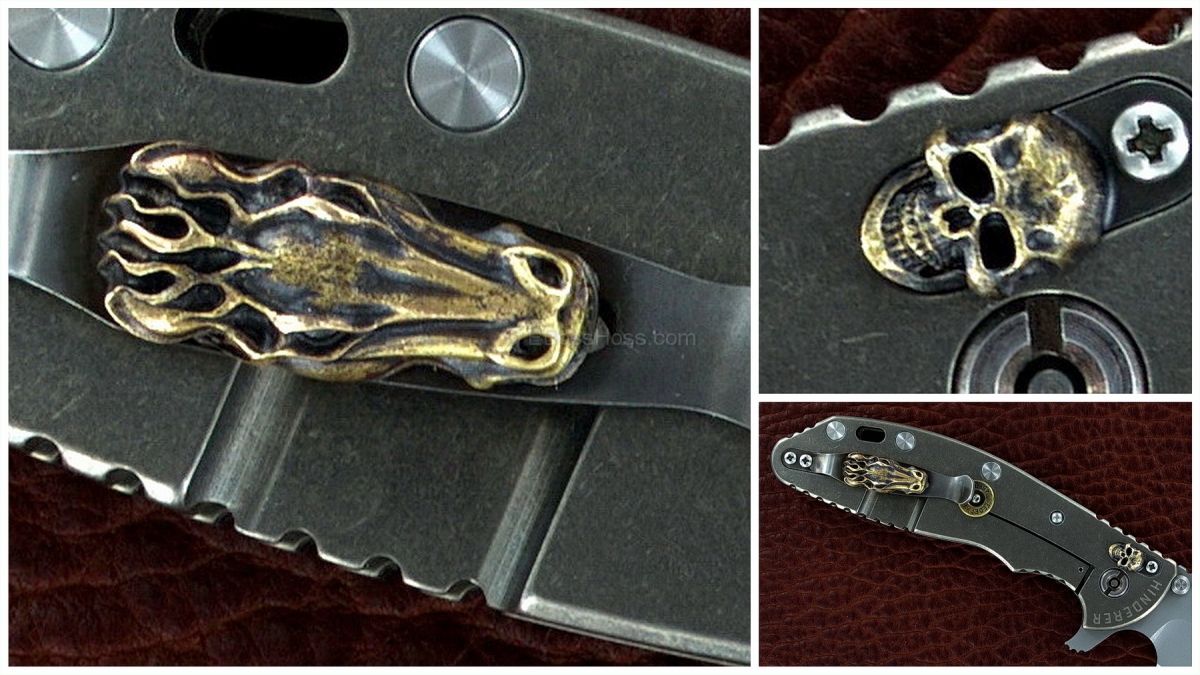 Rick Hinderer Custom XM-24 Spearpoint Flipper