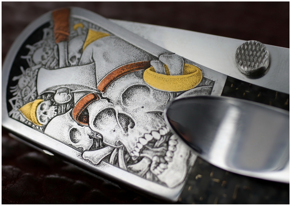 Scott Sawby Combat Utililty Masterfully Engraved by Jon Robyn