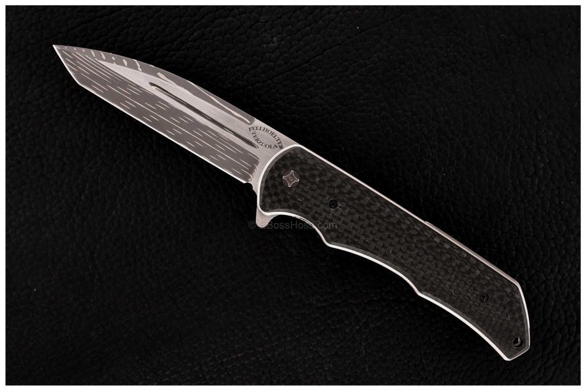 Bob Terzoula - Brian Fellhoelter Collab Damascus Jersey Devil Flipper