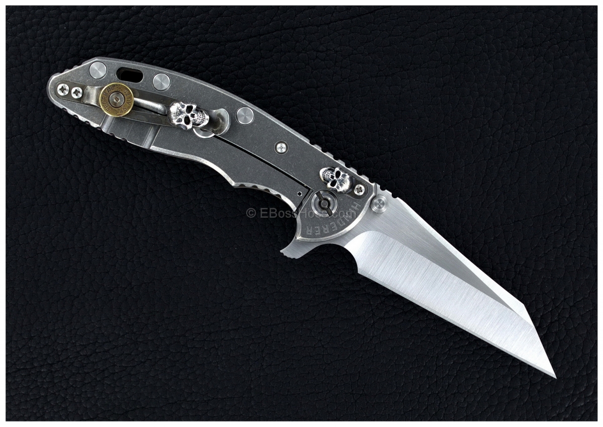 Rick Hinderer Custom XM-18 FRAG Wharncliffe Flipper