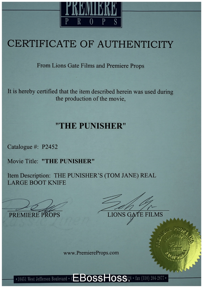 Ernie Emerson Custom Kandahar Fixed Blade