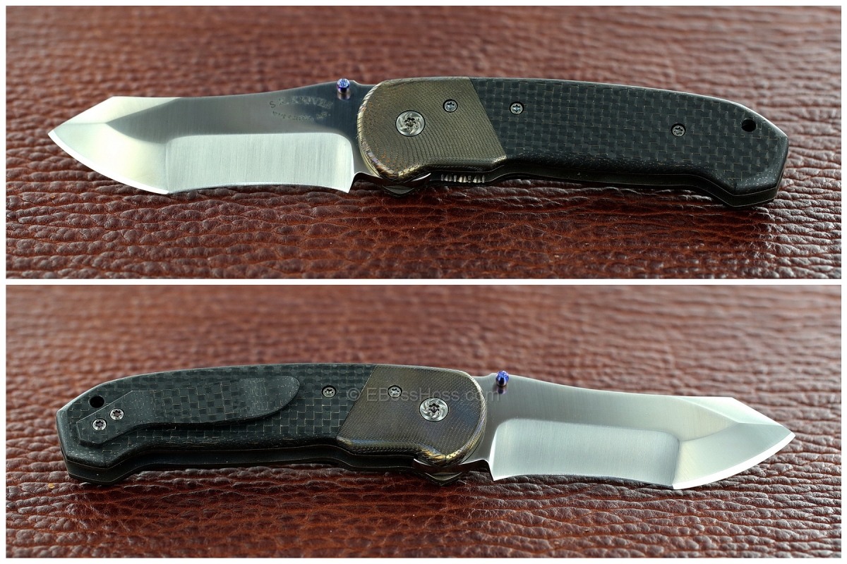SK Knives (Steve Kelly) Custom Bolstered Collision Folder