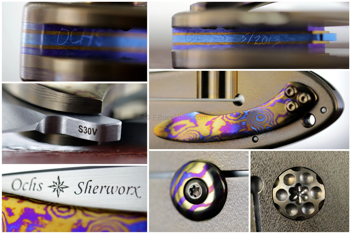 Eric Ochs (aka; Ochs Sherworx) Timascus Fox Flipper