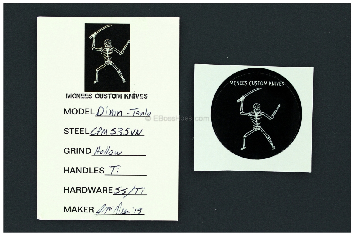 Jon McNees Custom Dixon-Tanto