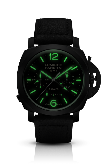 Panerai 317 (Officine Panerai) PAM00317 - Luminor 1950 Chrono Monopulsante 8 Days GMT Ceramica - 44mm