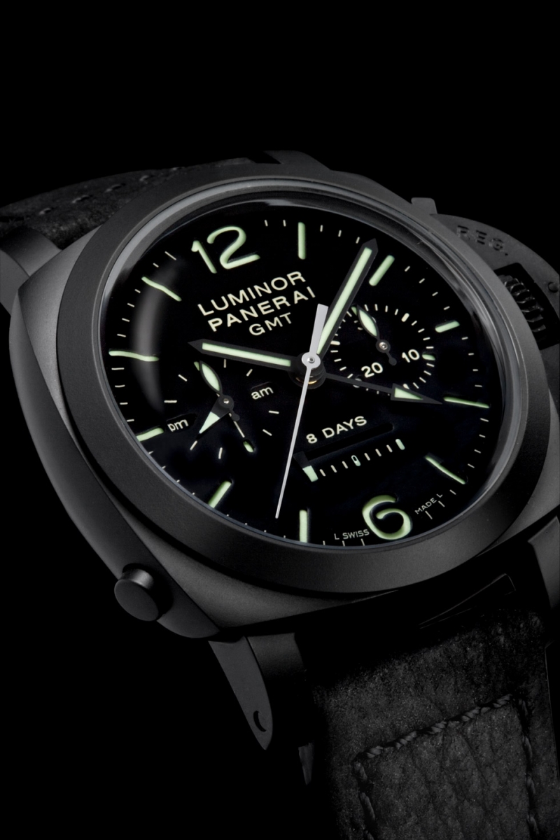 Panerai 317 (Officine Panerai) PAM00317 - Luminor 1950 Chrono Monopulsante 8 Days GMT Ceramica - 44mm