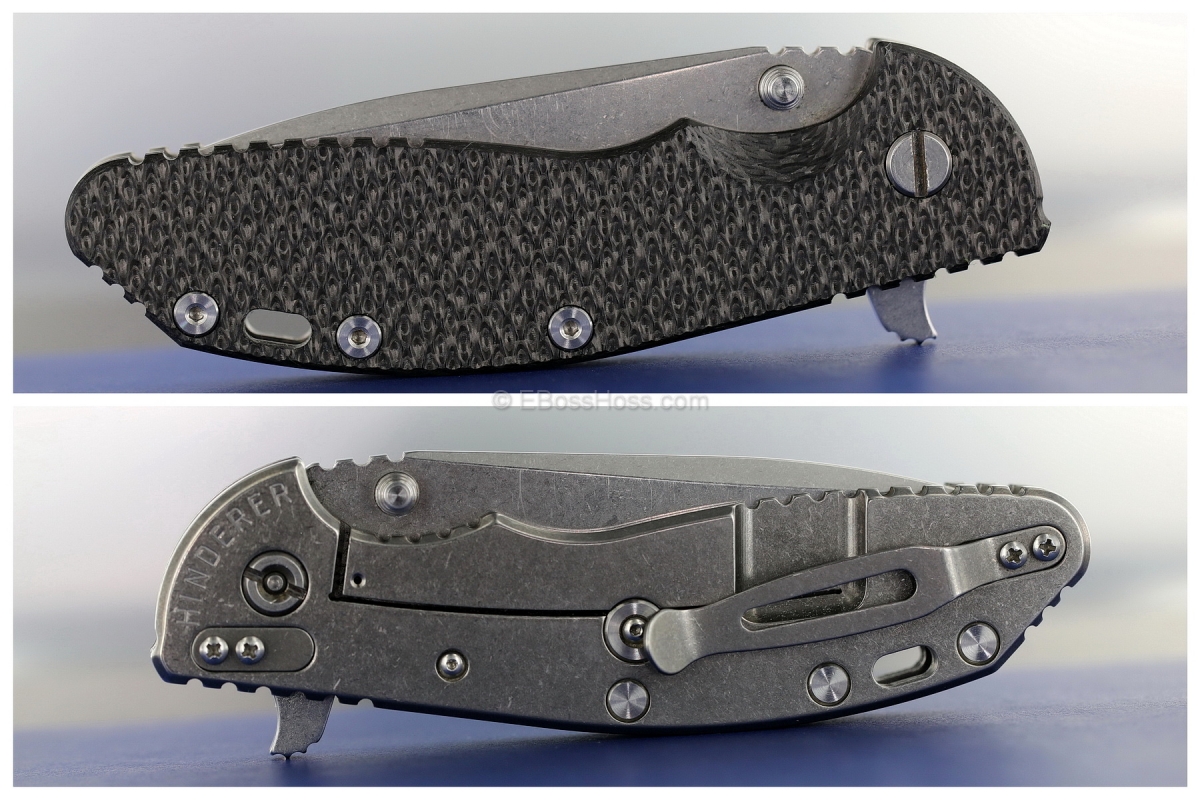 Hinderer XM-24 Spanto Flipper w/ Carbon-Fiber