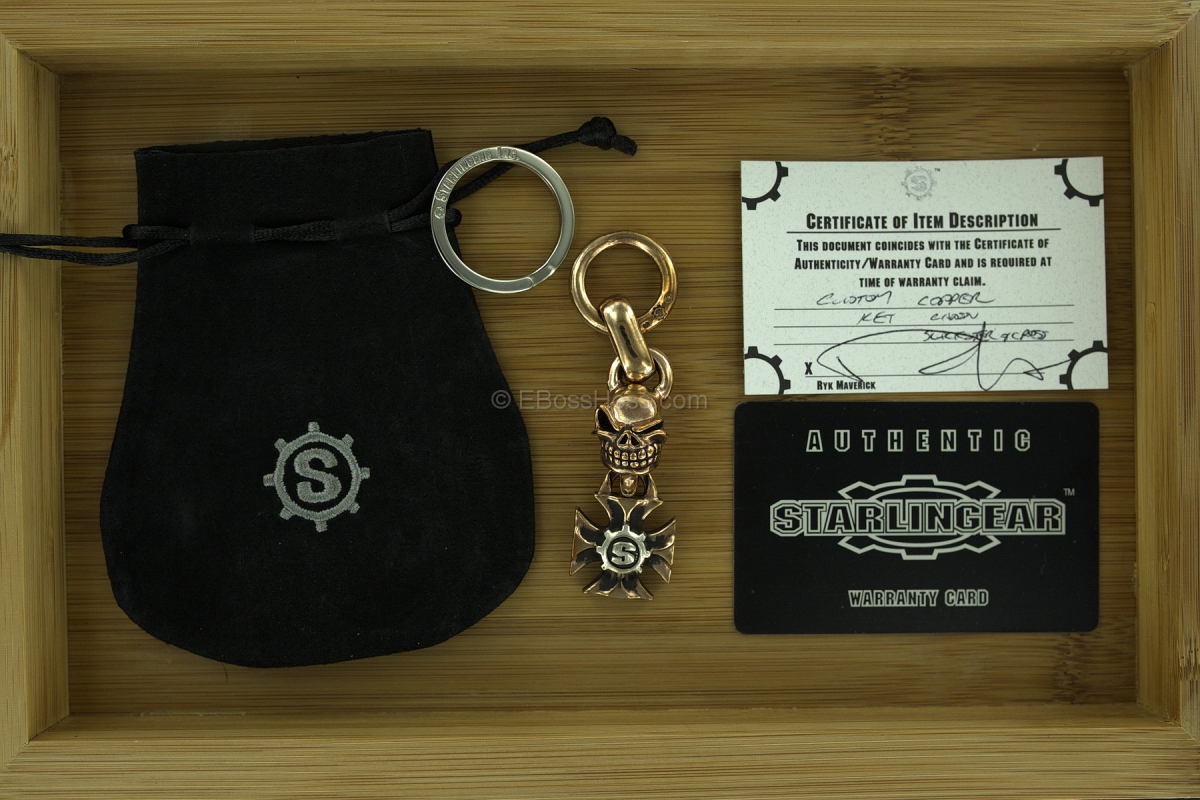Starlingear Copper Kami and Maltese Cross w/SGear Key Chain Fob