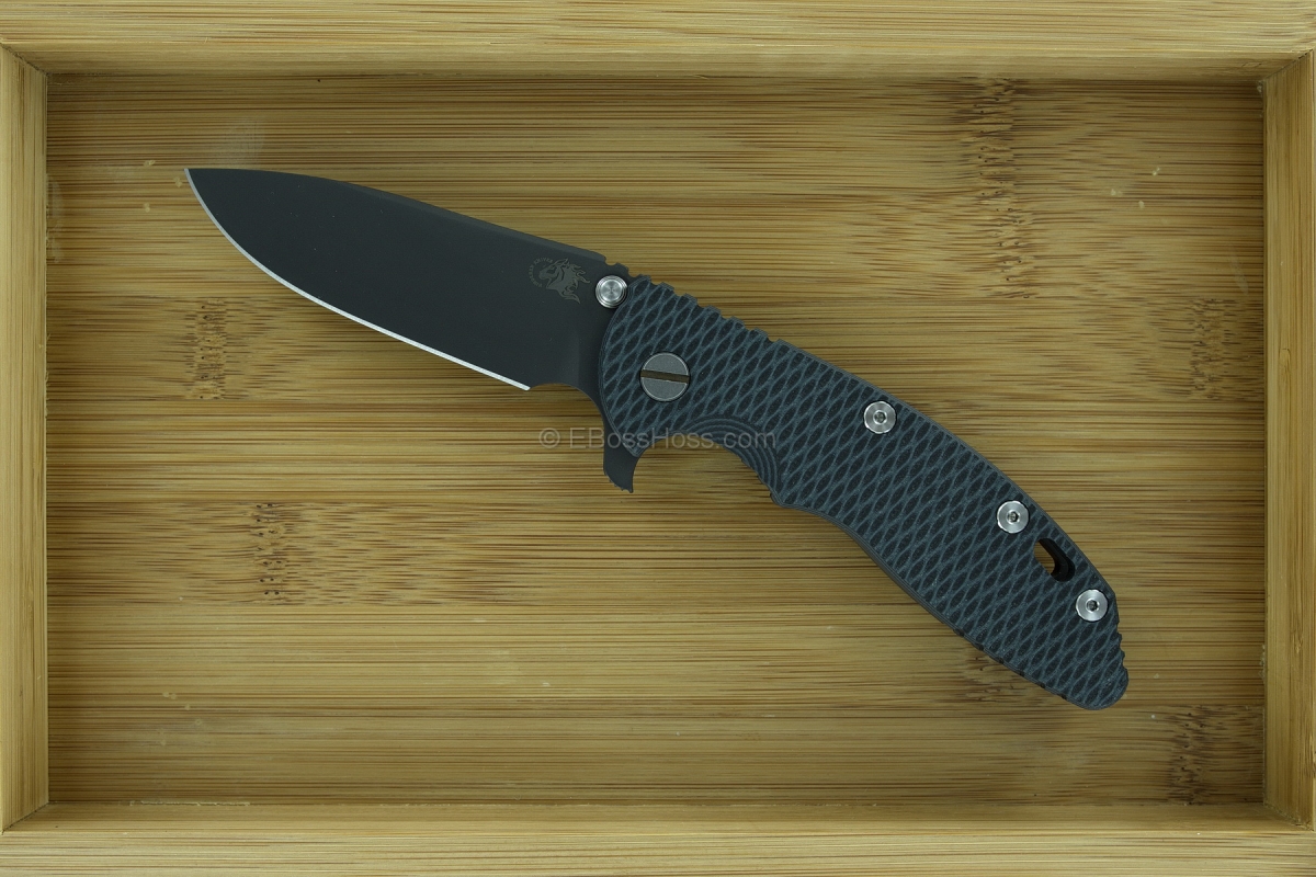 Hinderer Knives XM-18 Gen 4 Black PVD DLC Slicer Flipper