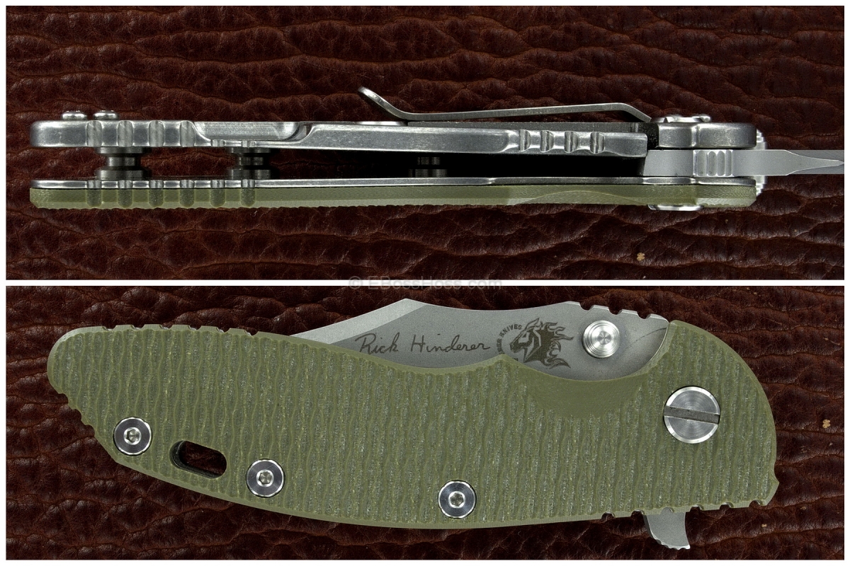 Rick Hinderer Gen 4 Custom XM-18 Bowie Flipper