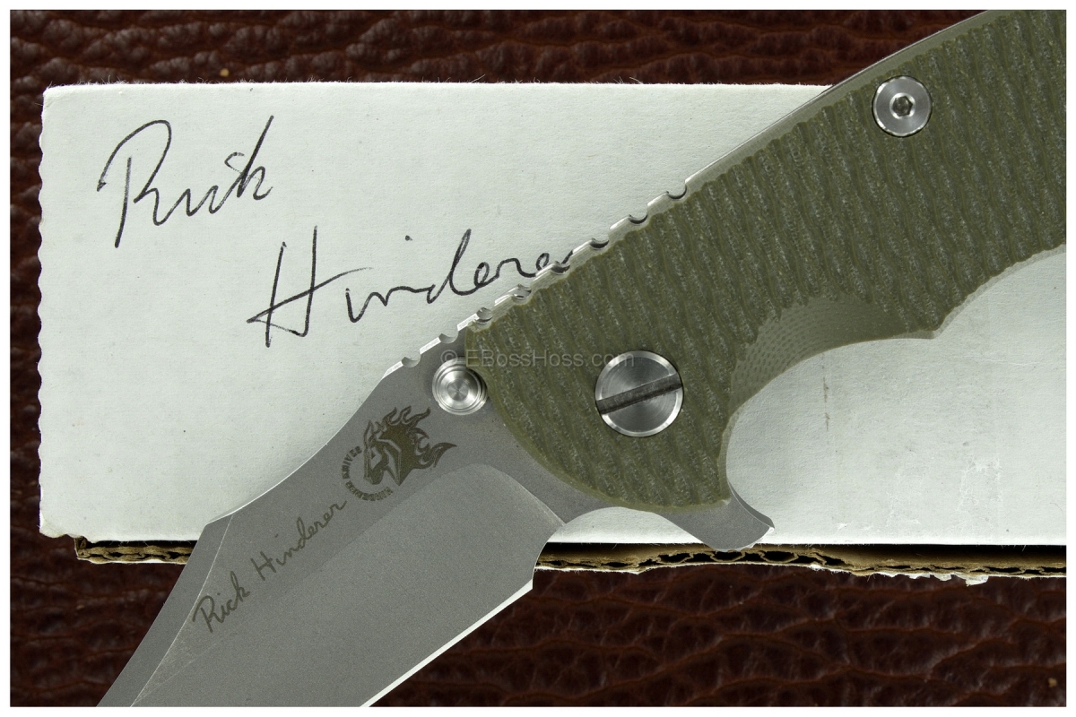 Rick Hinderer Gen 4 Custom XM-18 Bowie Flipper
