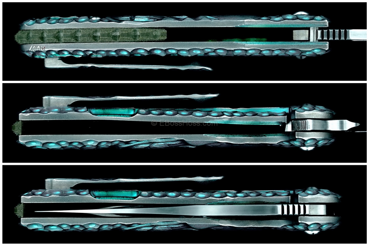 Korth Cutlery Skull Carved Sentry Flipper