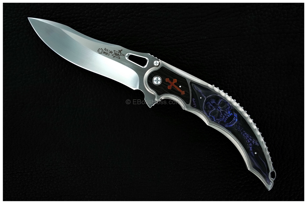  Korth Cutlery Carved Reptile Flipper