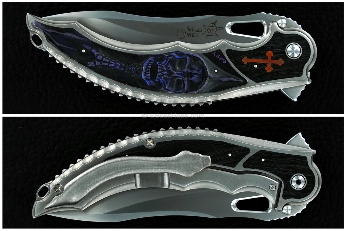 Korth Cutlery Carved Reptile Flipper