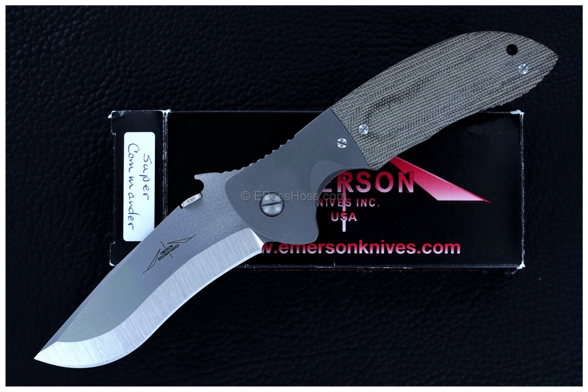 Ernie Emerson Custom Waved Super Commander