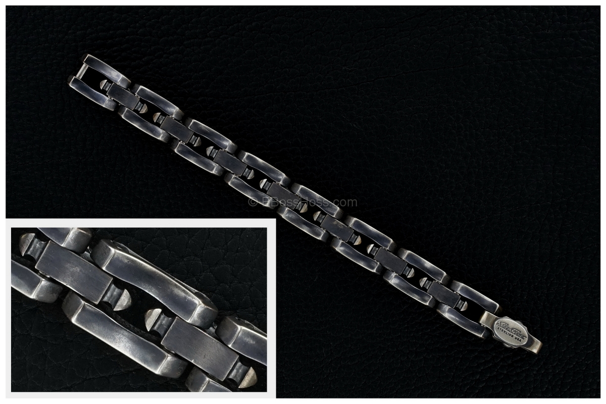 Steel Flame Flat Axe Darkness Spike Bracelet