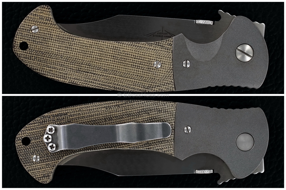 Ernie Emerson Custom Bolstered CQC-13 Waved