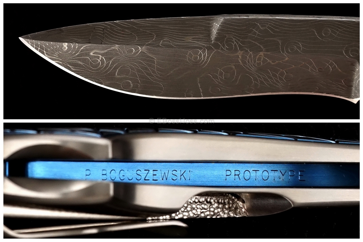 Phil Boguszewski Cobra Framelock Flipper Prototype