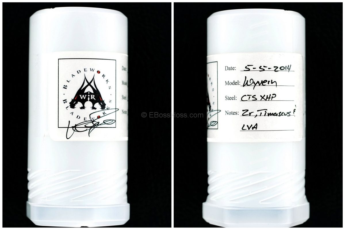 WR Bladeworks Custom Bolstered Wyvein Flipper