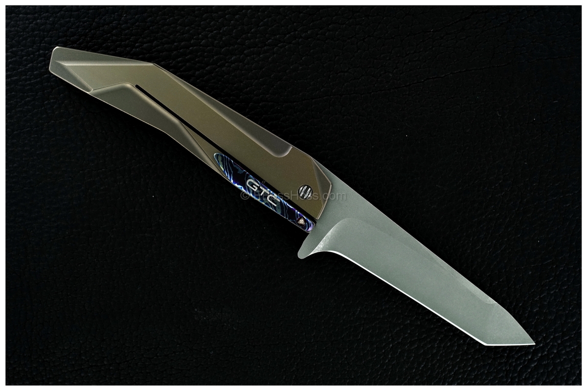 Gustavo Cecchini (GTC Knives) Custom Integral Tanto Flipper